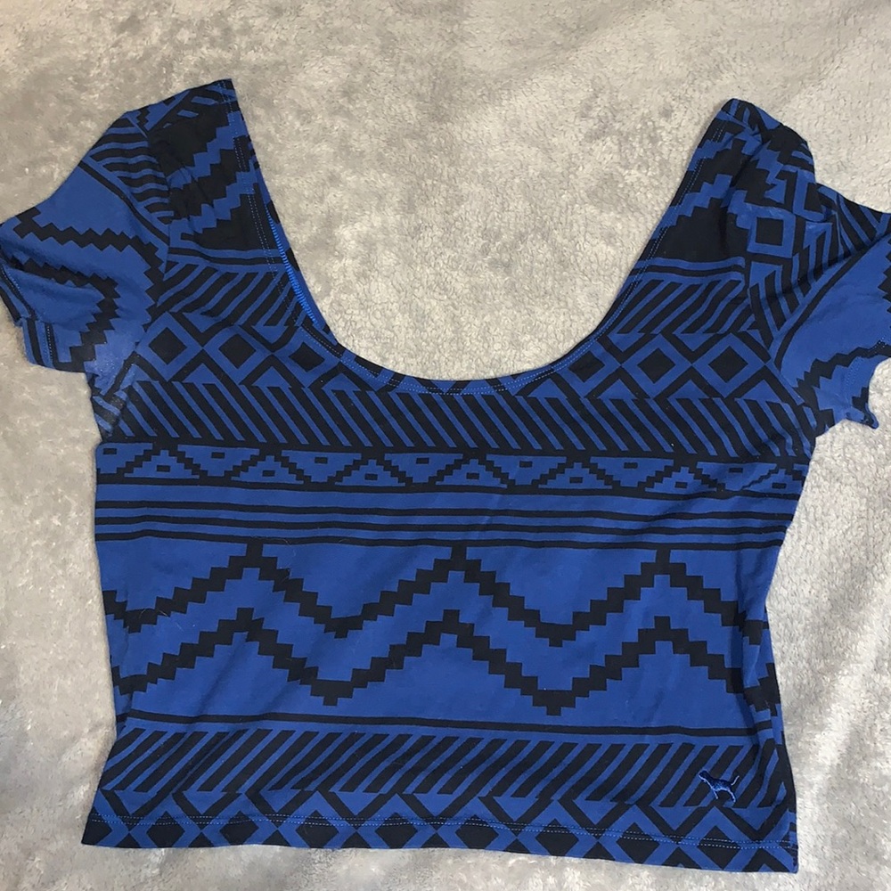 Pink brand crop top